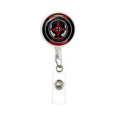 Imagem de Porta-Crachá Retrátil Com Design De Guarda-Chuva Para Cartão De Identi