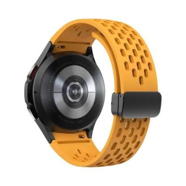 Imagem de Pulseira De Silicone Respirável Para Samsung Galaxy Watch 4 5 6 7 pro 