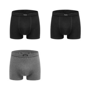 Imagem de Cuecas De Algodão Masculinas plus Size, Pacote De 95-220kg, Roupa Ínti