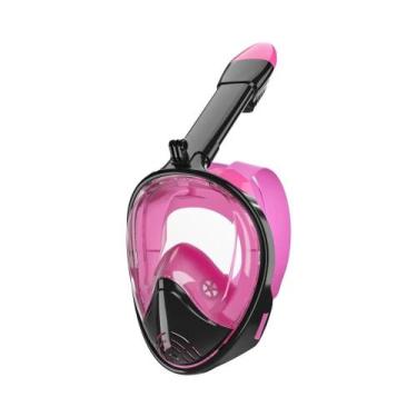 Imagem de Máscara De Snorkel Para Adultos Com Visão Panorâmica Em Silicone, Másc