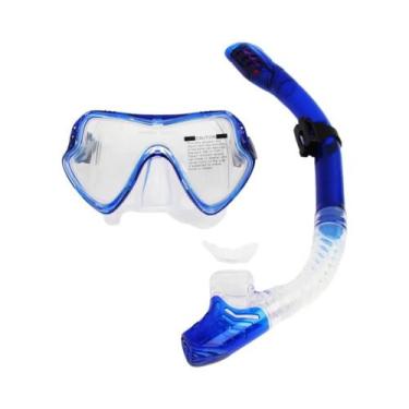 Imagem de Máscara de Mergulho Profissional com Snorkel - Adulto Unissex - Conjun