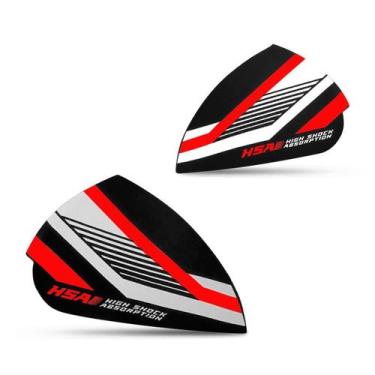 Imagem de Kit 2 Orelhas Laterais Capacete Attack Evo Brilhante (PAR) - Pro Tork,