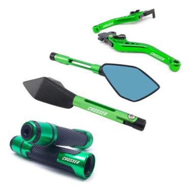 Imagem de Manete Manopla Retrovisor Crosser 150 Disco Gravado A Laser - Special 