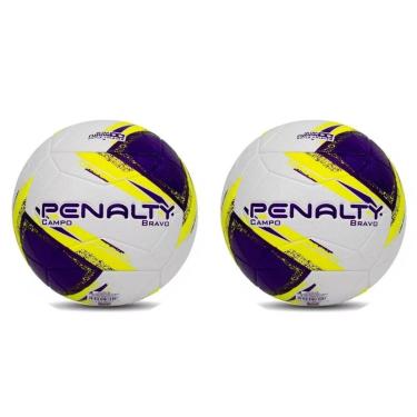 Imagem de Bola De Futebol Campo Penalty Bravo XXIII Kit Com 02 Unidades-Masculino