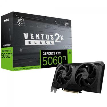 Imagem de Placa de Vídeo MSI NVIDIA GeForce RTX 5060 Ti Ventus 2X OC Black Plus 