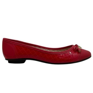 Imagem de Sapatilha Moleca com Palmilha Macia e Design Moderno, 36, Vermelho