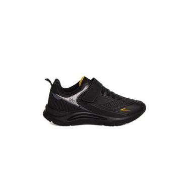 Imagem de Tênis Infantil Klin New Sport Preto/Amarelo, 34