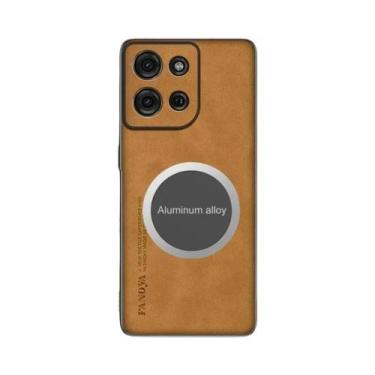 Imagem de Capa Magnética De Couro Para Celular MOTO Edge 70 60 50 Neo pro Ultra 