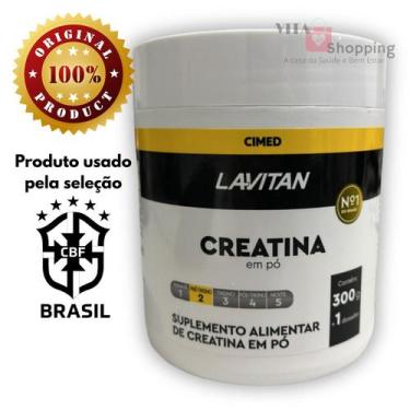 Imagem de Creatina Monoidratada em Pó Pura 300g com Dosador - Lavitan