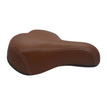 Imagem de Selim Banco 02 Molas Modelo MTB Vintage Retro Marrom - RAD7