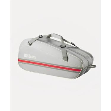 Imagem de Raqueteira Wilson Team 6Pk Cinza Cor:CinzaTamanho:ÚnicoGênero:Unissex,