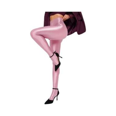 Imagem de Meias Calças Femininas De Cintura Alta, Super Elásticas, Casuais, Para