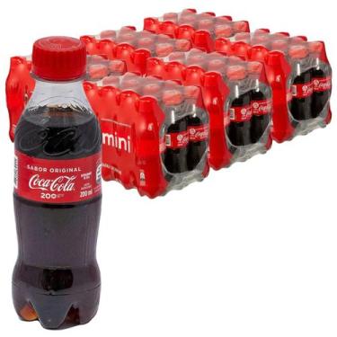 Imagem de Kit c/ 72und Refrigerante Coca Cola Mini PET 200ml