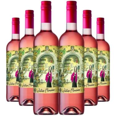 Imagem de Kit 6 Garrafas Vinho Rose Julia Florista 750ml