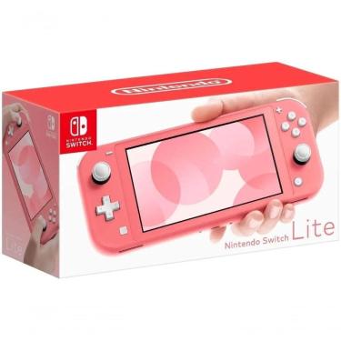 Imagem de Console Nintendo Switch Lite 32GB Controles Integrados Coral