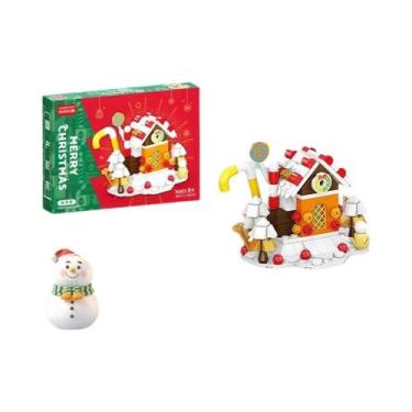 Imagem de Blocos De Montar De Aldeia De Natal: Árvore De Natal, Peças De Encaixe