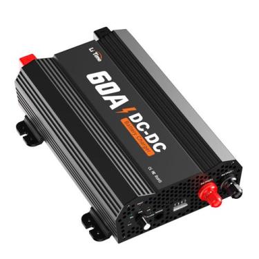 Imagem de Carregador de Bateria Litime 12V 60A DC para DC LiFePO4 AGM