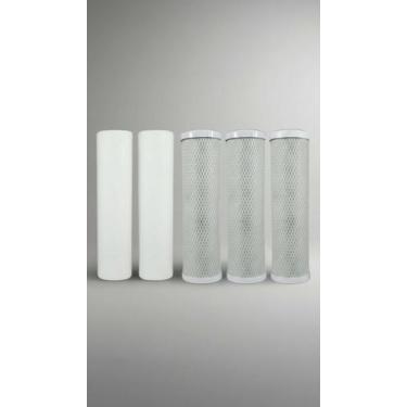 Imagem de Kit Refil Filtro Carbon Block + Polipropileno 5un - Congratulations St