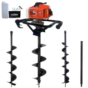 Imagem de Perfurador de Solo DPS623P com Motor 62cc 3HP e Sistema Easy Start Laranja 1200ML 3 Brocas 80X10CM 80X15CM 80X20CM