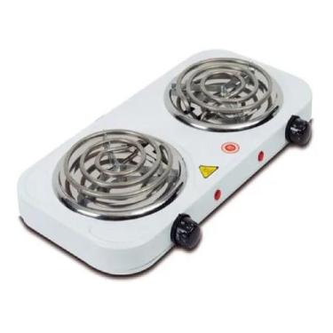 Imagem de Fogão Fogareiro Elétrico Portátil 2 Bocas 2000 Wats 110v ou 220v Poten