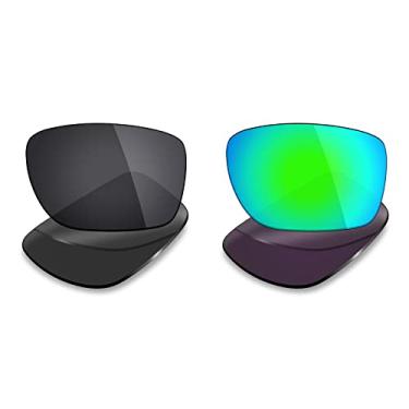 Imagem de Mryok 2 pares de lentes polarizadas de substituição para óculos de sol Oakley Turbine – opções