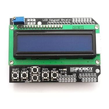 Imagem de Display Lcd Keypad Shield 1602 16x2 Com Botoes Para Arduino - Keypad Shield