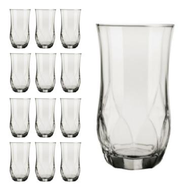 Imagem de Jogo 12 Copos Ópera Duravel 360ml Redondo Transparente Nadir