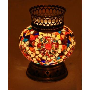 Imagem de Mosaico Turco Suporte de Velas (Mix Color/10) 1 Peça