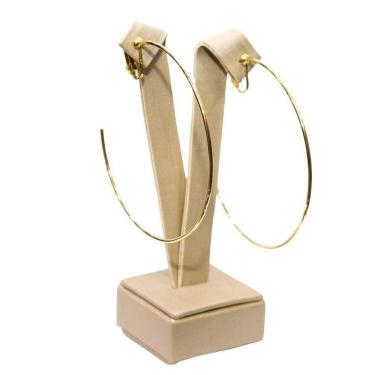 Imagem de Brinco  Argola De 7,00 Cm Dourado