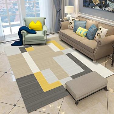 Imagem de Carpetes, decoração de interiores, tapetes de área grande para meninos e meninas, quarto de crianças, tapete de chão antiderrapante de fibra de poliéster, tapete de ioga, sofá de veludo de cristal sem pelos para sala de estar