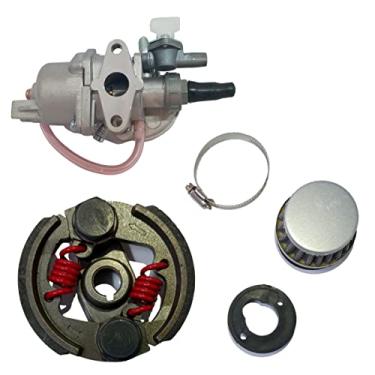 Imagem de Carburador + filtro de ar + embreagem 2 molas mini moto 49cc