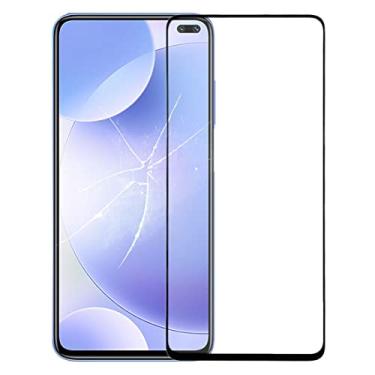 Imagem de HONGYAN Peças de substituição de telefone celular Lente de vidro externo da tela frontal com OCA opticamente claro adesivo para Xiaomi Redmi K20 Pro/Redmi K20 Acessórios telefônicos