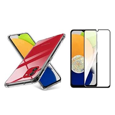 Imagem de Capa Capinha Case + Película 9D Para Samsung Galaxy A03