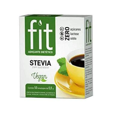 Imagem de ADOÇANTE STEVIA COM SUCRALOSE FIT COM 50 SACHÊS