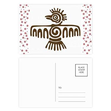 Imagem de Totems México Águia Careca Civilização Antiga Natal Flor Celebração Cartão postal Bênção