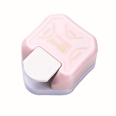 Imagem de LUGU 3 em 1 Perfu dor de canto arred do R4 / R7 / R10mm Cortador de canto redondo de 10mm pa bolsas de laminação de papel fotográfico pa cartão