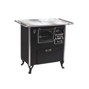 Imagem de Fogão A Lenha /Forninho Esq Preto Fornos Pinhal Alumínio N1