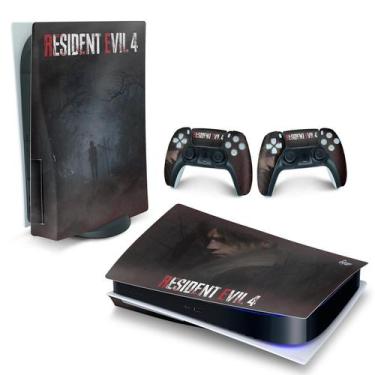 Imagem de Adesivo Compatível Ps5 Playstation 5 Skin Horizontal - Resident Evil 4
