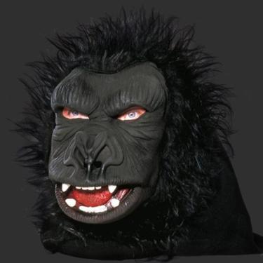 Imagem de Máscara Macaco Gorila Animal Terror Carnaval Festas - Spook Cabelo