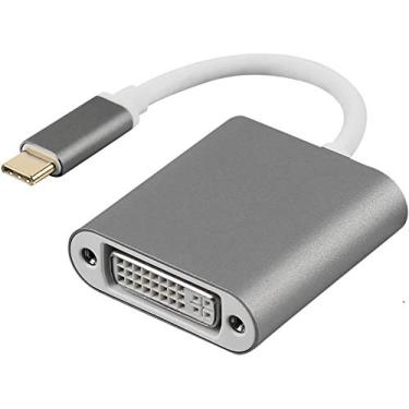 Imagem de Adaptador conversor USB C para DVI ful HD USB 3.1 para DVI