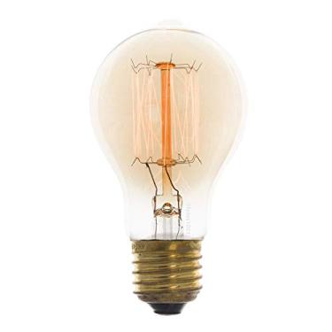 Imagem de Combo Kit com 10 Lâmpada Luminária Filamento A19 40w 127v Filamento de Carbono 12cm Transparente