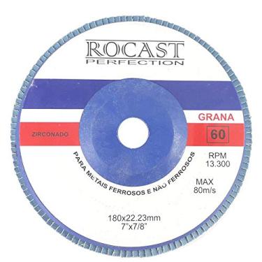 Imagem de Disco Lixa "Flap" 180x22mm (7" x 7/8") Gr 60