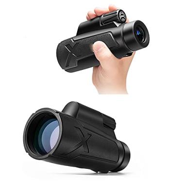 Imagem de Telescópio monocular 12x50, zoom impermeável HD Monóculos de alta qualidade, com suporte para smartphone e tripé, para concerto de jogo de bola de fotografia em viagem