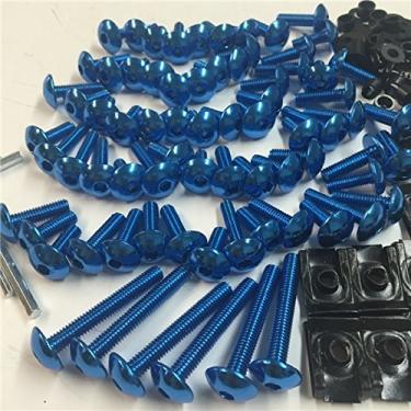 Imagem de Kit de parafusos de carenagem SMT-Complete compatível com Suzuki Gsxr 600 750 1000 Blue [B00RUE0CZW]