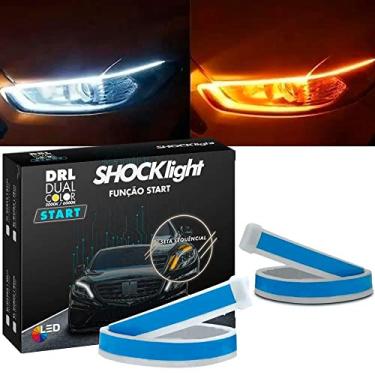 Imagem de Fita de Led Dual Color DRL Shocklight Farol Dianteiro 45cm