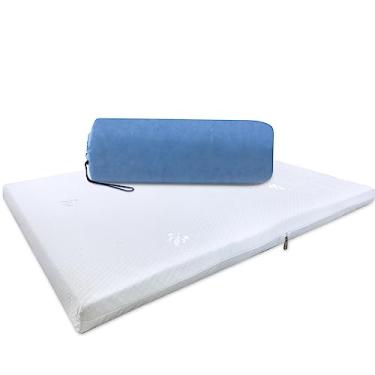 Imagem de Colchonete Chiqueirinho Dobrável para bebê Infantil Com bolsa para transporte 70x100x6cm - BF Colchões