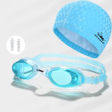 Imagem de Kit Òculos De Natação Junior Gold Sports New Shark -Touca - Protetor de Ouvido