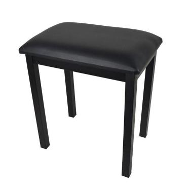 Imagem de Banqueta Preta,Banco De Piano,Teclado,Assento Liso 30X46 Cm