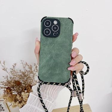 Imagem de Capa de celular com corrente e gola cruzada para Huawei P30 P40 P50 Honor 60 70 Nova9 Pro 10 Mate 30 40 50 alça de pescoço de silicone, 4, para MATE40