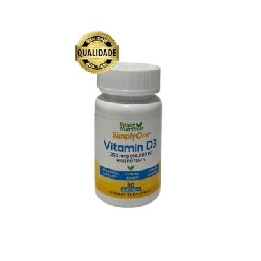 Imagem de Vitamina D3 50.000Ui Simplyone Super Nutrition Now Top